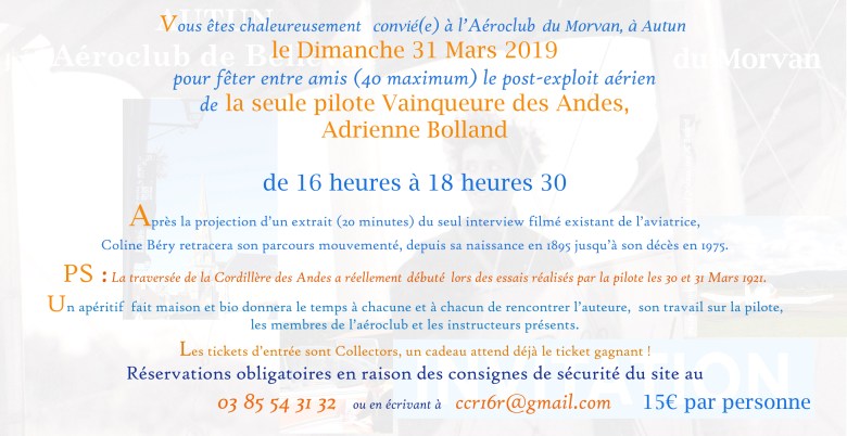 Adrienne Bolland 31 mars 19 Autun